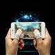 1 Pair of Mobile Game Controller Gamepad Trigger Shooter Joystick + Ultral-Thin Sweat-proof Touch Screen Finger Sleeve
