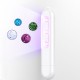 US-ZB158 Portable USB UV Light Phone Sanitizer Mask Toothbrush Jewelry Disinfection UV Lamp Home Office Indoor Outdoor Use