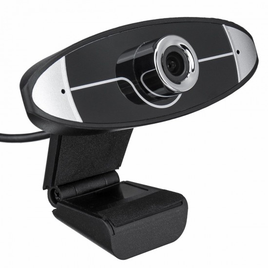 USB 2.0 Webcam Auto Focusing Web Camera Cam with Microphone For Laptop Desktop