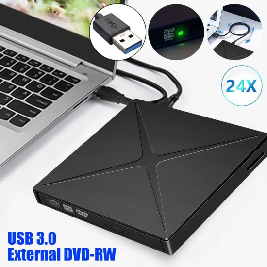 USB 3.0 External DVD Reader CD DVD RW ROM Optical Drive Burner Writter Slim SD USB 3.0 External DVD Reader CD DVD RW ROM Optical Drive Burner Writter Slim SD