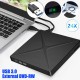 USB 3.0 External DVD Reader CD DVD RW ROM Optical Drive Burner Writter Slim SD