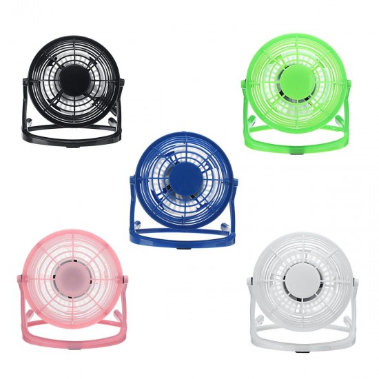 USB Fan Mini Portable Desktop Cooling Desk Quiet Fan Office Computer Laptop