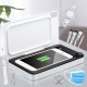 UV Cell Phone Sanitizer Box Wireless Charger Phone Sterilizer Disinfection For Smart Phone Face Mask Watch Jewelry