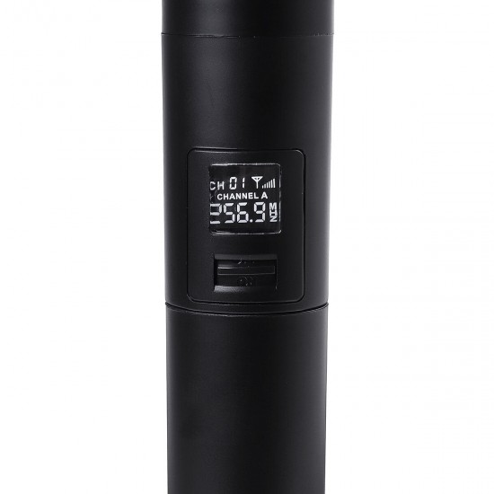 V2020 VHF Wireless Microphone System Cordless Dual Handheld Mic Karaoke Singing V2020 VHF Wireless Microphone System Cordless Dual Handheld Mic Karaoke Singing