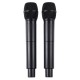 V2020 VHF Wireless Microphone System Cordless Dual Handheld Mic Karaoke Singing