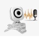 V4 360° Rotation HD Free Drive USB Webcam AF Autofocus Conference Live Computer Camera Built-in Noise Reduction Microphone for PC Laptop