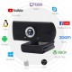 WLSXT-01 1080P HD Widescreen Video Webcam Convenient Live Broadcast PC Camera with Built-In Hd Microphone for MacBook