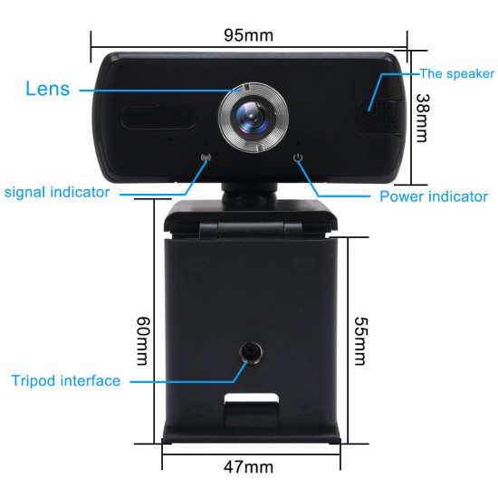 WLSXT-01 1080P HD Widescreen Video Webcam Convenient Live Broadcast PC Camera with Built-In Hd Microphone for MacBook WLSXT-01 1080P HD Widescreen Video Webcam Convenient Live Broadcast PC Camera with Built-In Hd Microphone for MacBook