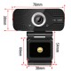 Webcam Auto Focusing Web USB 2.0 Camera Cam w/ Microphone For Macbook PC Laptop Desktop