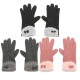 Women Winter Gloves Touch Screen Warm Gloves Outdoor Driving Gloves For Smartphone