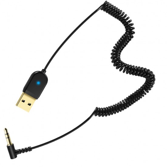bluetooth 5.0 Adapter Wired USB 3.5mm AUX Jack Receiver Transmitter LED Indicator Audio Dongle for Laptop Car Music Speaker bluetooth 5.0 Adapter Wired USB 3.5mm AUX Jack Receiver Transmitter LED Indicator Audio Dongle for Laptop Car Music Speaker