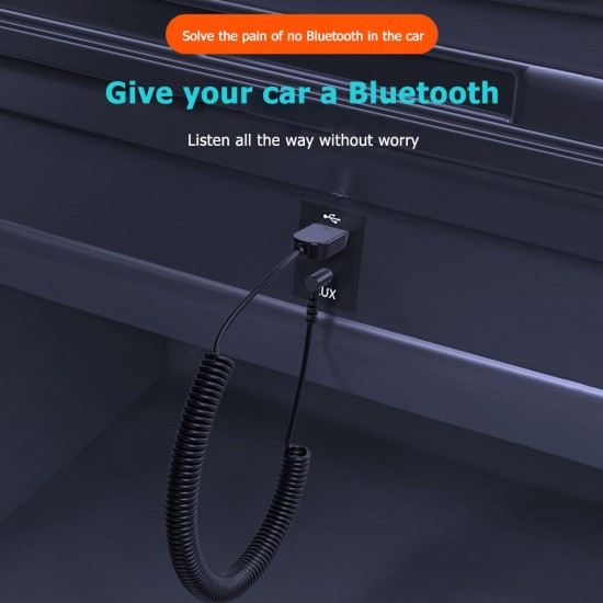 bluetooth 5.0 Adapter Wired USB 3.5mm AUX Jack Receiver Transmitter LED Indicator Audio Dongle for Laptop Car Music Speaker bluetooth 5.0 Adapter Wired USB 3.5mm AUX Jack Receiver Transmitter LED Indicator Audio Dongle for Laptop Car Music Speaker