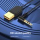 bluetooth 5.0 Adapter Wired USB 3.5mm AUX Jack Receiver Transmitter LED Indicator Audio Dongle for Laptop Car Music Speaker