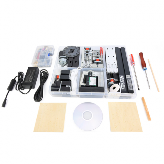 12V DC 2A 24W 8 In 1 Multi-purpose Mini Wood Lathe Wood Model Making DIY Tool Lathe Milling Drilling Sanding Tools Kit