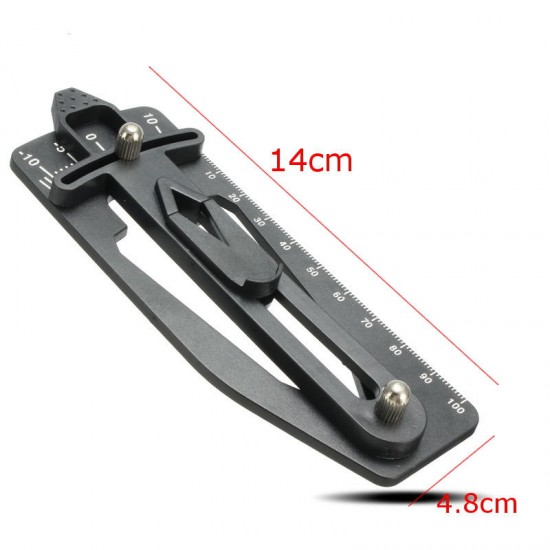 0-10cm ABS Black Universal Pitch Gauge For Esky Belt CP V2 KING 3 Replace EK1-0348