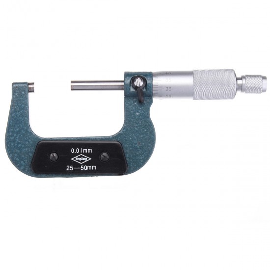 0-25mm/25-50mm Caliper Measuring Metric External Micrometer Graduation Micrometer With Case