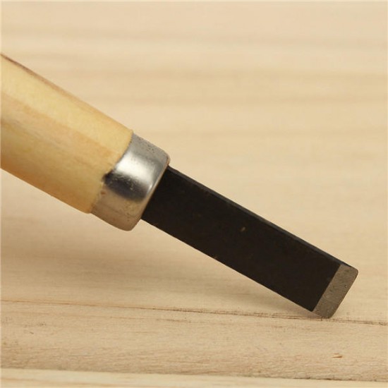 10pcs Wood Carving Chisel Set High Carbon Steel with Wooden Handle