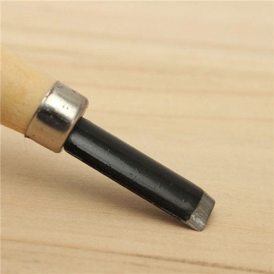 10pcs Wood Carving Chisel Set High Carbon Steel with Wooden Handle