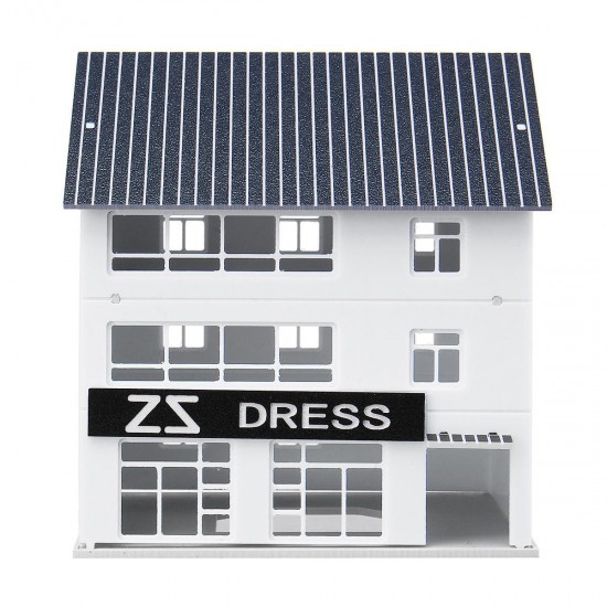 1/150 Outland Building Model N Scale Gauge Scene Story Dress Store Modern House