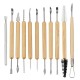 11Pcs Clay Sculpting Set Wax Carving Pottery Tools Shapers Polymer Modeling Wood Handle Set 11Pcs Clay Sculpting Set Wax Carving Pottery Tools Shapers Polymer Modeling Wood Handle Set