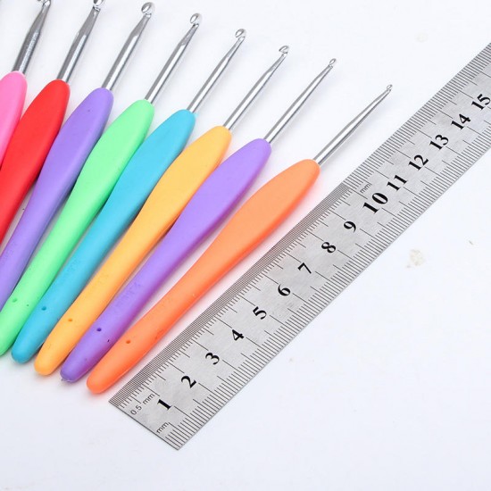 11Pcs Hook Needles Sewing Tools Sewing Needles Knitting Needles Weave Sewing Tools Crochet Hooks Knit Aluminium Craft Yarn 11Pcs Hook Needles Sewing Tools Sewing Needles Knitting Needles Weave Sewing Tools Crochet Hooks Knit Aluminium Craft Yarn