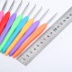 11Pcs Hook Needles Sewing Tools Sewing Needles Knitting Needles Weave Sewing Tools Crochet Hooks Knit Aluminium Craft Yarn