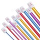 11pcs Aluminum Crochet Lead Hooks Colorful Knitting Needle Craft Kit