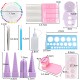 11pcs Paper Board Mould Crimper Comb Ruler Pins Tools Set DIY Craft Kit 11pcs Paper Board Mould Crimper Comb Ruler Pins Tools Set DIY Craft Kit