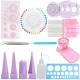 11pcs Paper Board Mould Crimper Comb Ruler Pins Tools Set DIY Craft Kit