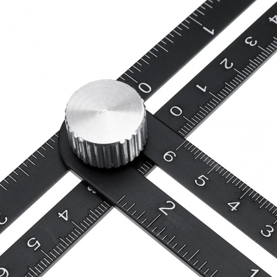12 Fold Adjustable Multi Angle Ruler Measure Folding Position Tile Hole Locator 12 Fold Adjustable Multi Angle Ruler Measure Folding Position Tile Hole Locator