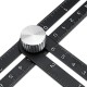 12 Fold Adjustable Multi Angle Ruler Measure Folding Position Tile Hole Locator 12 Fold Adjustable Multi Angle Ruler Measure Folding Position Tile Hole Locator