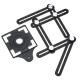12 Fold Adjustable Multi Angle Ruler Measure Folding Position Tile Hole Locator 12 Fold Adjustable Multi Angle Ruler Measure Folding Position Tile Hole Locator