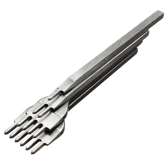 1,2,4,6 prong 3mm Leather Craft Punch Stitching Hole Punches Tools 1,2,4,6 prong 3mm Leather Craft Punch Stitching Hole Punches Tools