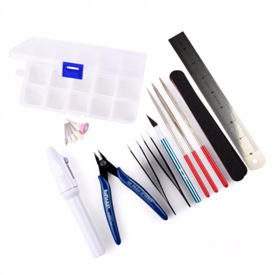 12Pcs Modeling Making Tools Model Basic Tools Craft Set for Gundam Model Building 12Pcs Modeling Making Tools Model Basic Tools Craft Set for Gundam Model Building
