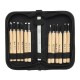 12Pcs Wood Carving Hand Chisel Tool Set Wood Working Professional Gouges + Case