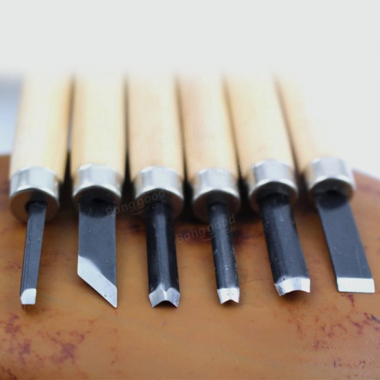 12Pcs Wood Carving Hand Chisel Tool Set Wood Working Professional Gouges + Case
