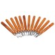 12Pcs Wood Carving Wood Working Hand Chisel Set Professional Lathe Gouges Tool 12Pcs Wood Carving Wood Working Hand Chisel Set Professional Lathe Gouges Tool