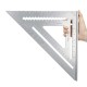 12inch Aluminum Alloy Right Angle Triangle Ruler Protractor Framing Measuring Tools