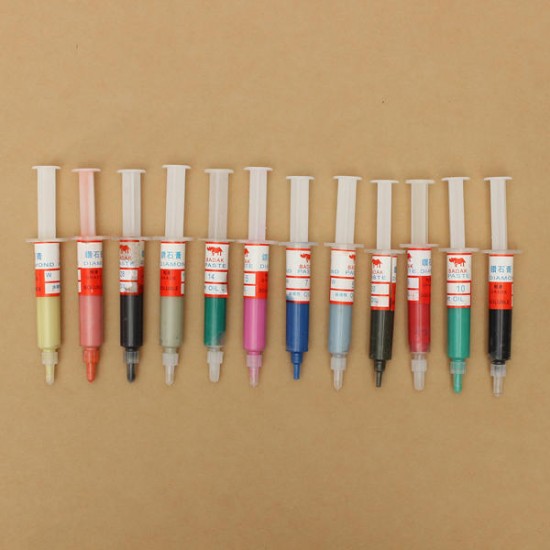 12pc 5gram Diamond Lapping Paste Compound Syringes 0.5 - 40 Micron SM8