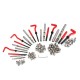 131PCS Thread Tapping Repair Tool M5X0.8X6.7mm, M6X1.0X10.8mm,M8X1.25X10.8mm, M10X1.5X13.5mm, M12X1.75X16.3mm Hand Tap Drill Set Hand Tools 131PCS Thread Tapping Repair Tool M5X0.8X6.7mm, M6X1.0X10.8mm,M8X1.25X10.8mm, M10X1.5X13.5mm, M12X1.75X16.3mm Hand Tap Drill Set Hand Tools