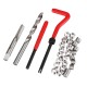 131PCS Thread Tapping Repair Tool M5X0.8X6.7mm, M6X1.0X10.8mm,M8X1.25X10.8mm, M10X1.5X13.5mm, M12X1.75X16.3mm Hand Tap Drill Set Hand Tools 131PCS Thread Tapping Repair Tool M5X0.8X6.7mm, M6X1.0X10.8mm,M8X1.25X10.8mm, M10X1.5X13.5mm, M12X1.75X16.3mm Hand Tap Drill Set Hand Tools