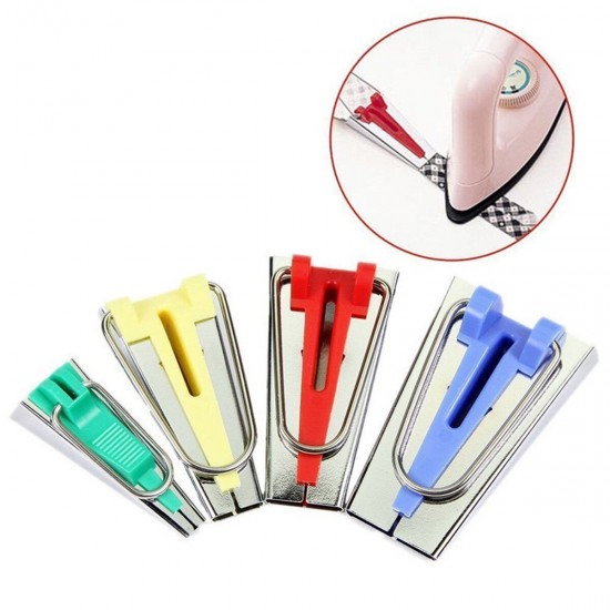 13Pcs Fusible Bias Binding Tape Maker Sewing Quilting Awl Binder Foot Tools Kit