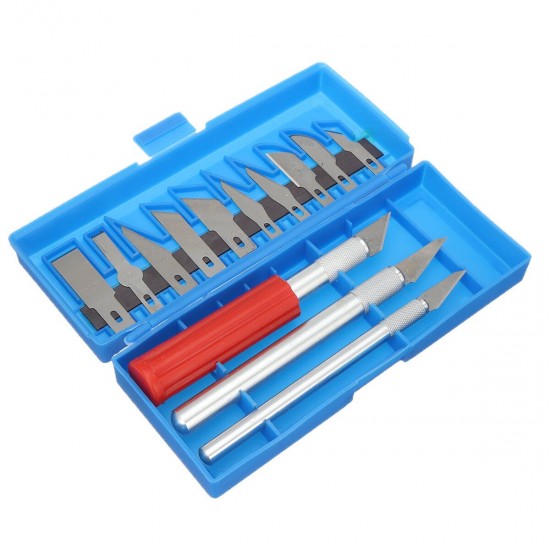 13Pcs/Set Craft Knife Pen Engraving Carving Blade Wood Cutter Repair Hand 13Pcs/Set Craft Knife Pen Engraving Carving Blade Wood Cutter Repair Hand