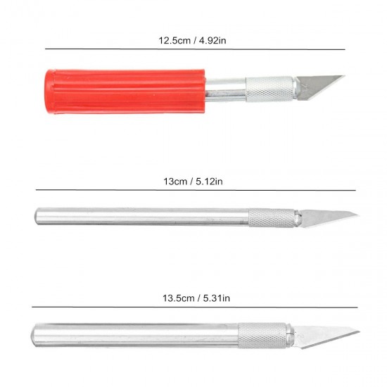 13Pcs/Set Craft Knife Pen Engraving Carving Blade Wood Cutter Repair Hand 13Pcs/Set Craft Knife Pen Engraving Carving Blade Wood Cutter Repair Hand
