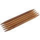 15 Sizes Bamboo Handle Carbonized Knitting Needle