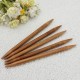 15 Sizes Bamboo Handle Carbonized Knitting Needle