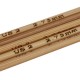 15 Sizes Bamboo Handle Carbonized Knitting Needle