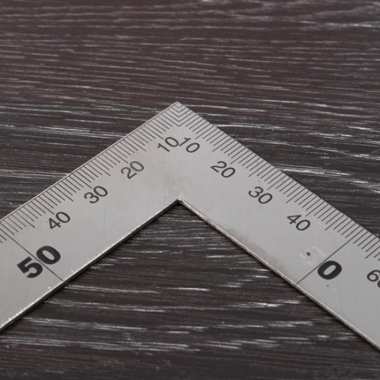 150 x 300mm Metric Square Ruler Stainless Steel 90 Degree Angle Corner Ruler