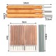 15Pcs Carbon Steel Wood Carving Tools Kit Wood Carving Chisel Set for DIY Woodworking Graver