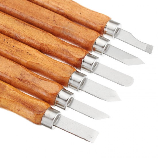 15Pcs Carbon Steel Wood Carving Tools Kit Wood Carving Chisel Set for DIY Woodworking Graver